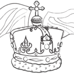 Colour in - Crown preview