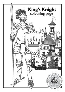 Colour in - King's Knight preview