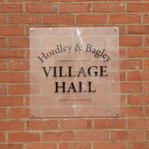 Hordley & Bagley Village Hall logo