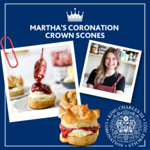 Martha's Coronation Crown Scones. 