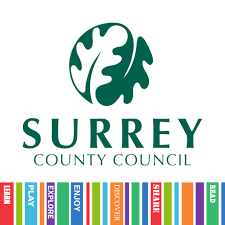 Surrey libraries - Shepperton library logo