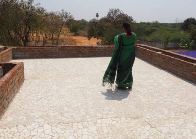 The roof of the Eco-house