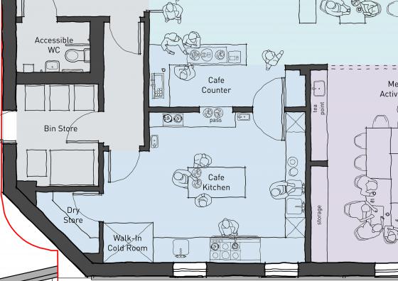 Updated kitchen plan