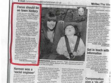 Local paper shows sucess of branding