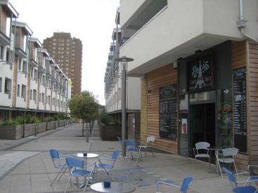 Brighton NEQ residential street above supermarket