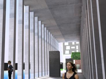 Visual of inside the gallery