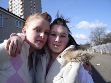 Young people in Orchard Park