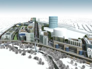 Southall Gas Works aerial model