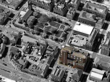 St Peters Building - Aerial View
