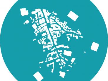 A figure ground of Stafford Town Centre