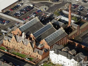 Victoria Baths Aerial View