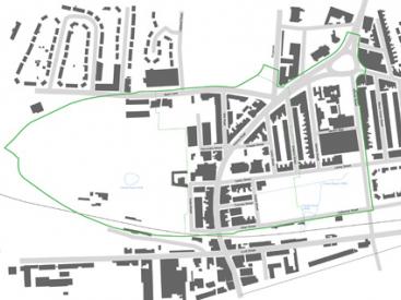 A Figure Ground showing Victoria Road Widnes 1938