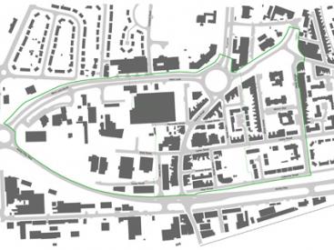 A Figure Ground showing Victoria Road Widnes Present