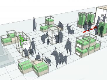 Allotment of the Future : Modules and planters 
